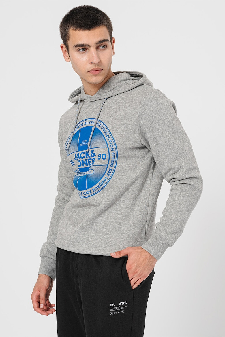 Jack & Jones Hanorac din amestec de bumbac cu imprimeu logo - Pled.ro