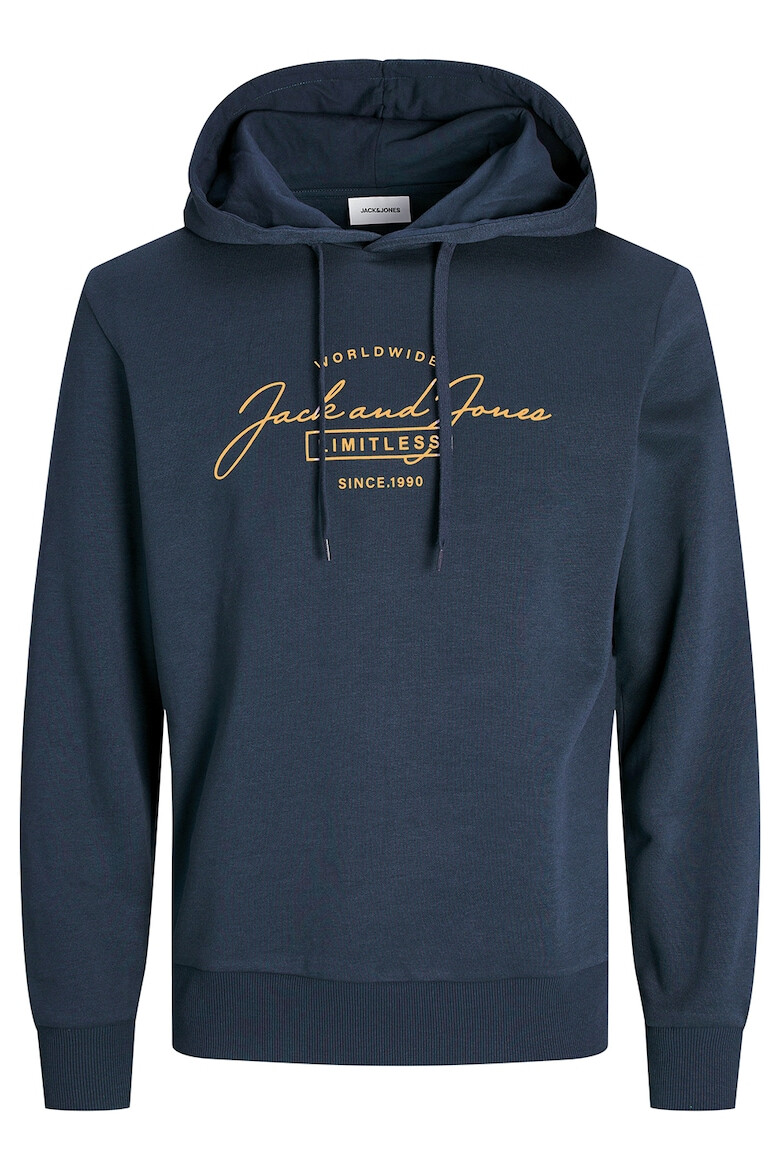 Jack & Jones Hanorac din amestec de bumbac cu logo - Pled.ro