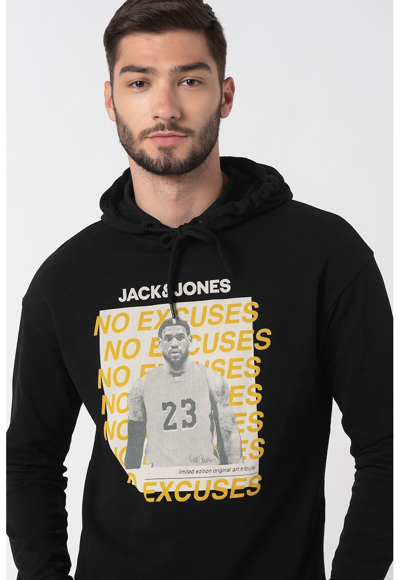 Jack&Jones Hanorac lejer cu imprimeu - Pled.ro