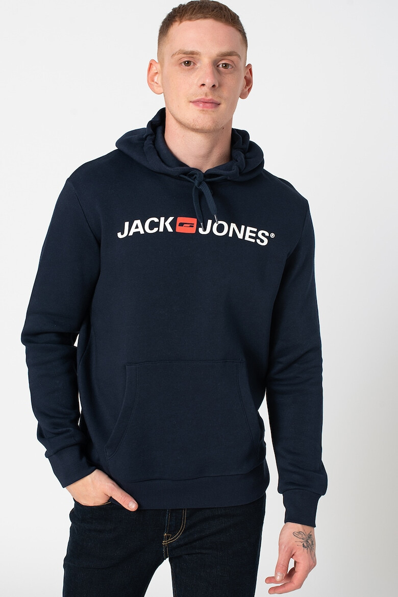 Jack & Jones Hanorac regular fit cu buzunar kangaroo - Pled.ro