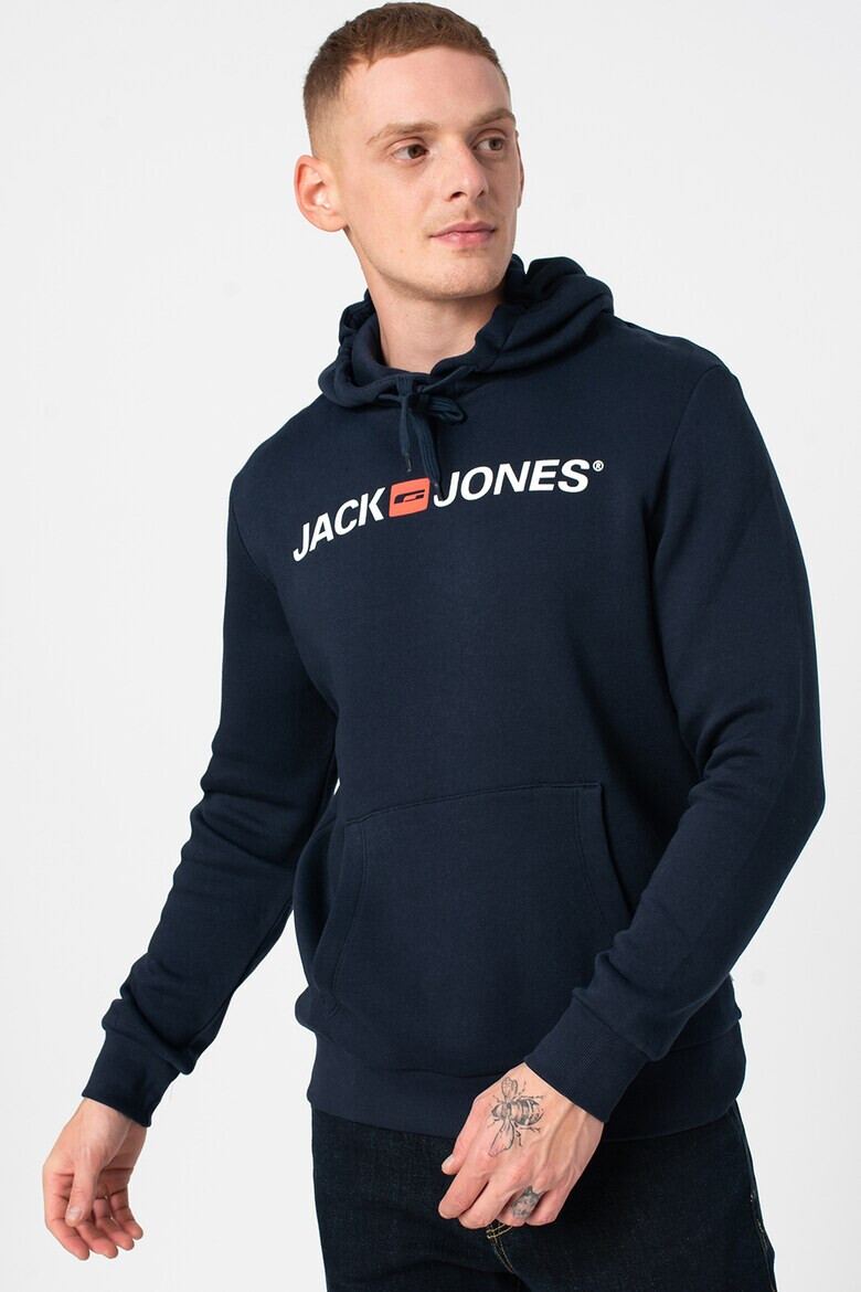 Jack & Jones Hanorac regular fit cu buzunar kangaroo - Pled.ro