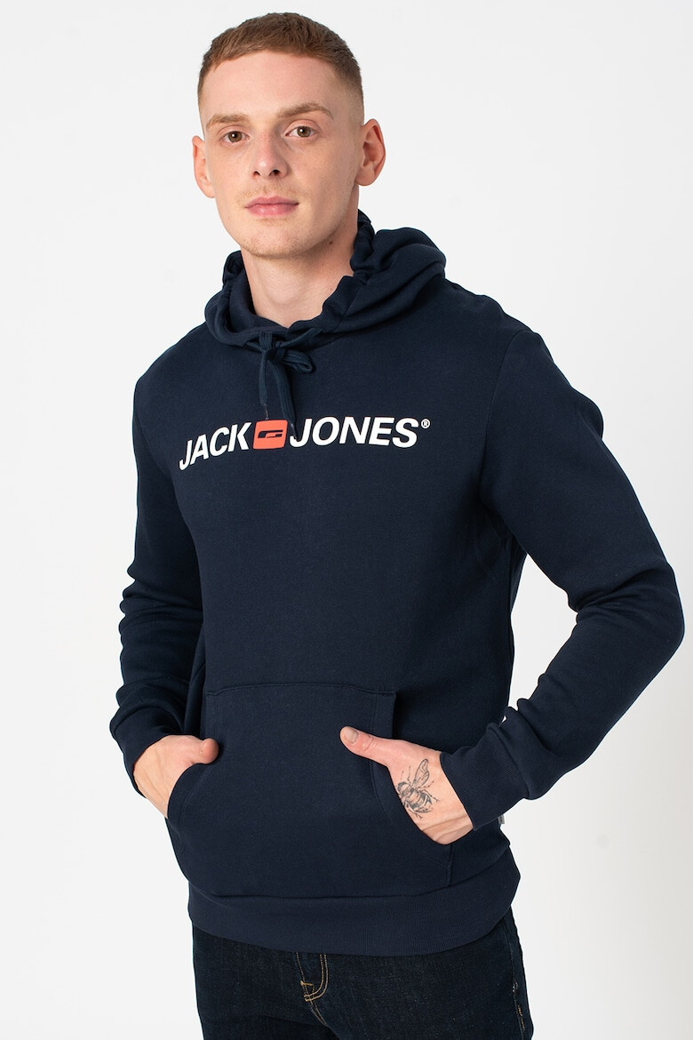 Jack & Jones Hanorac regular fit cu buzunar kangaroo - Pled.ro