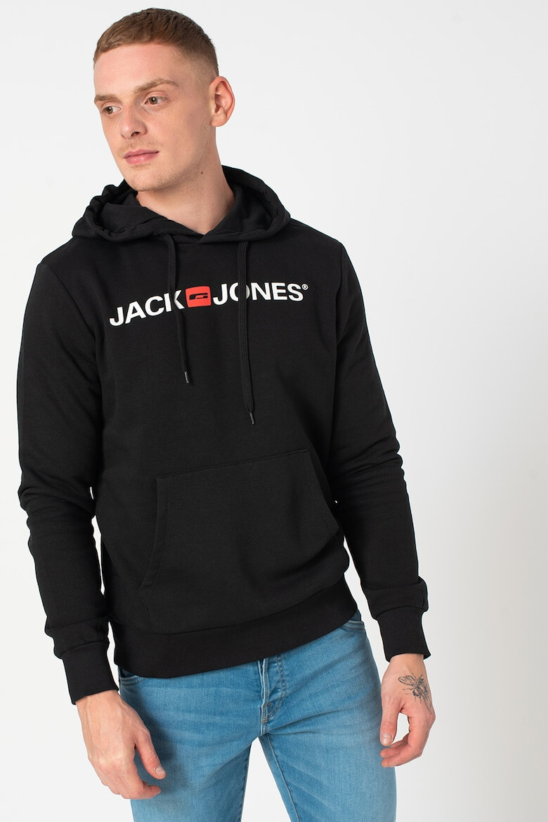 Jack & Jones Hanorac regular fit cu buzunar kangaroo - Pled.ro