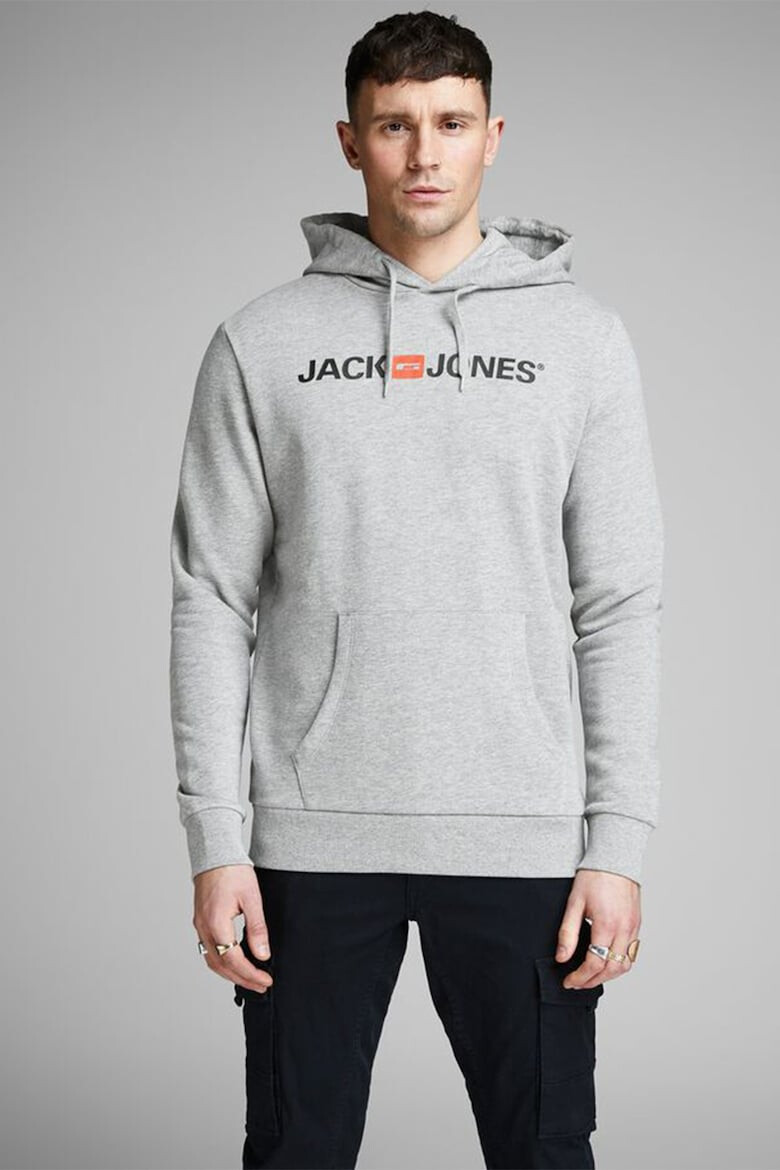 Jack & Jones Hanorac regular fit cu buzunar kangaroo - Pled.ro