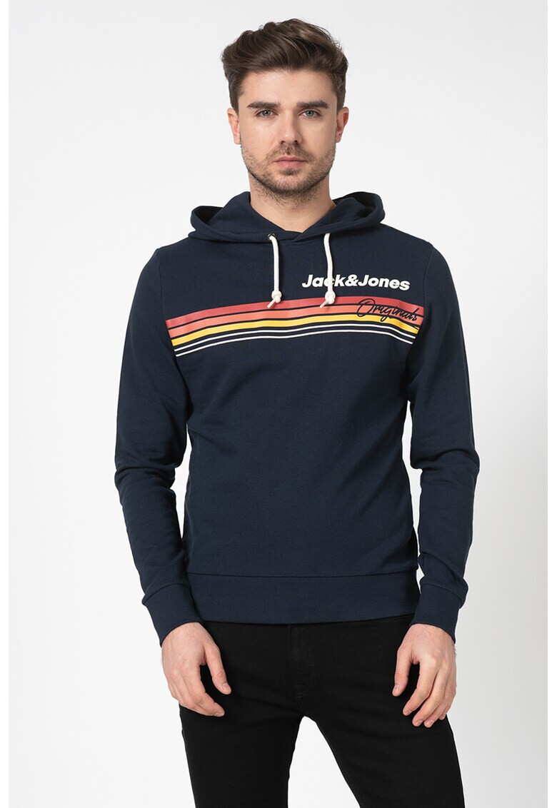 Jack&Jones Hanorac regular fit cu imprimeu logo Venture - Pled.ro