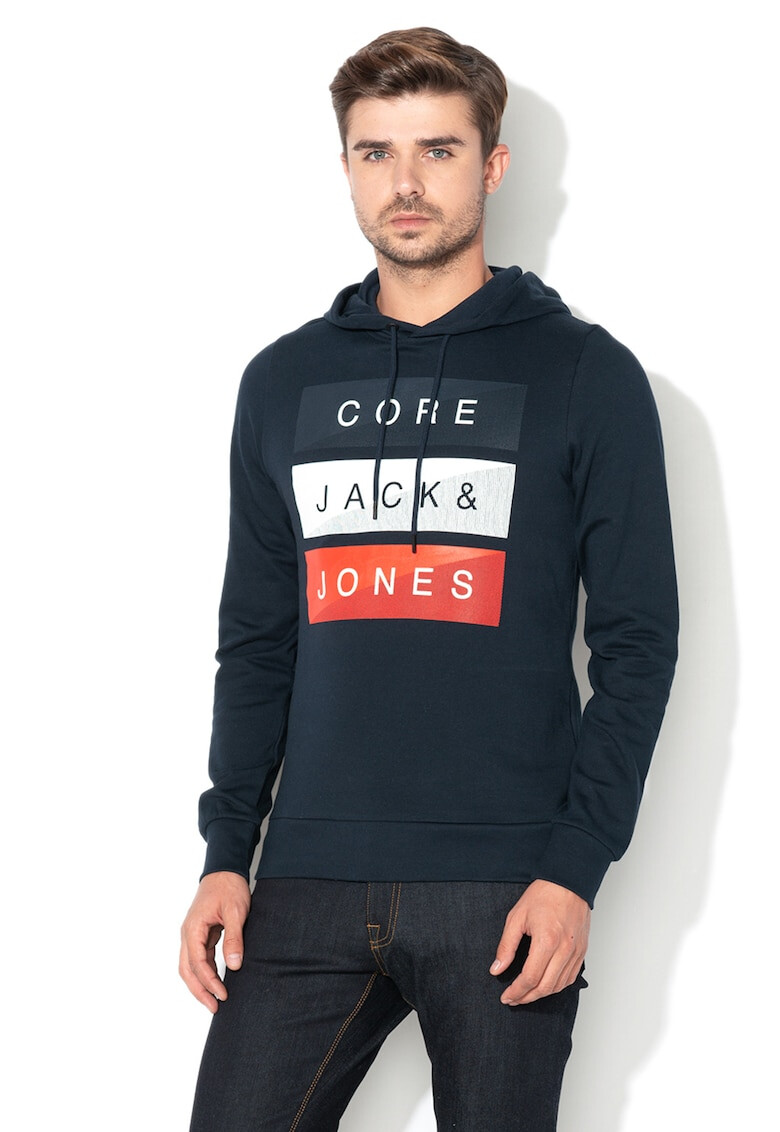 Jack&Jones Hanorac slim fit cu imprimeu logo Flipp - Pled.ro