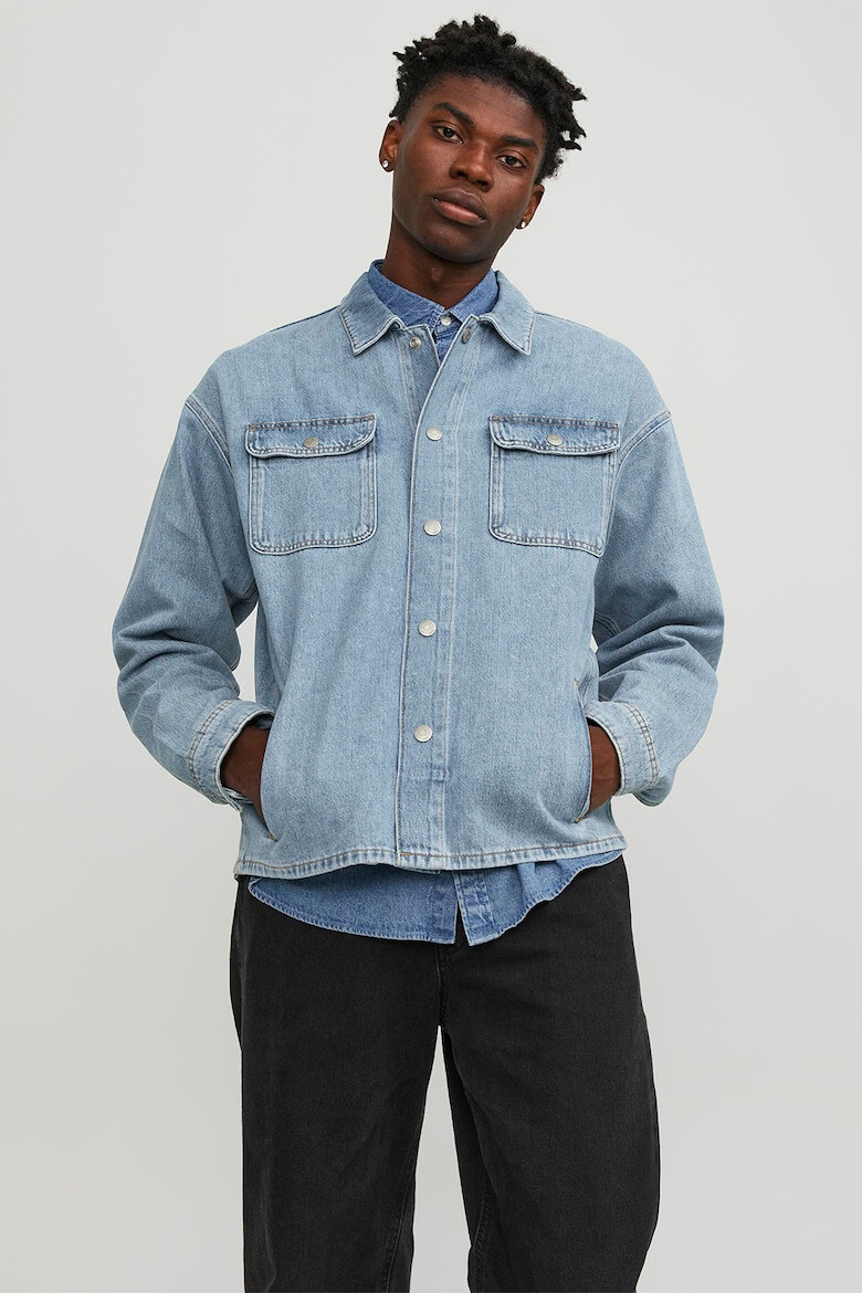 Jack & Jones Jacheta de denim cu buzunare pe piept - Pled.ro