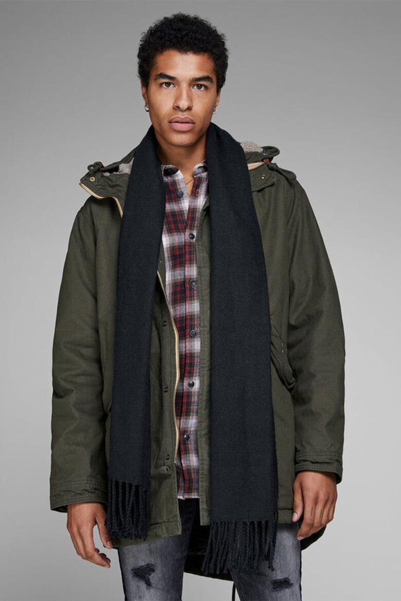 Jack & Jones Jack&Jones Fular tricotat cu franjuri - Pled.ro