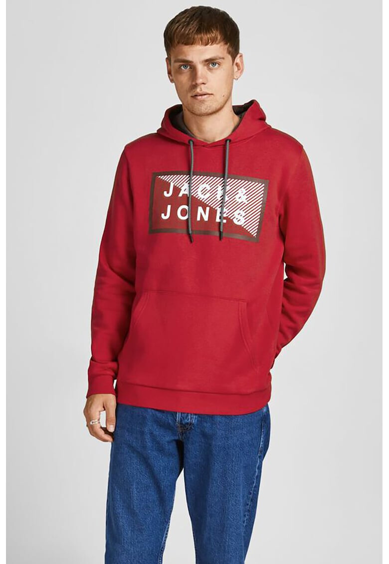 Jack & Jones Jack&Jones Hanorac din amestec de bumbaac cu logo - Pled.ro