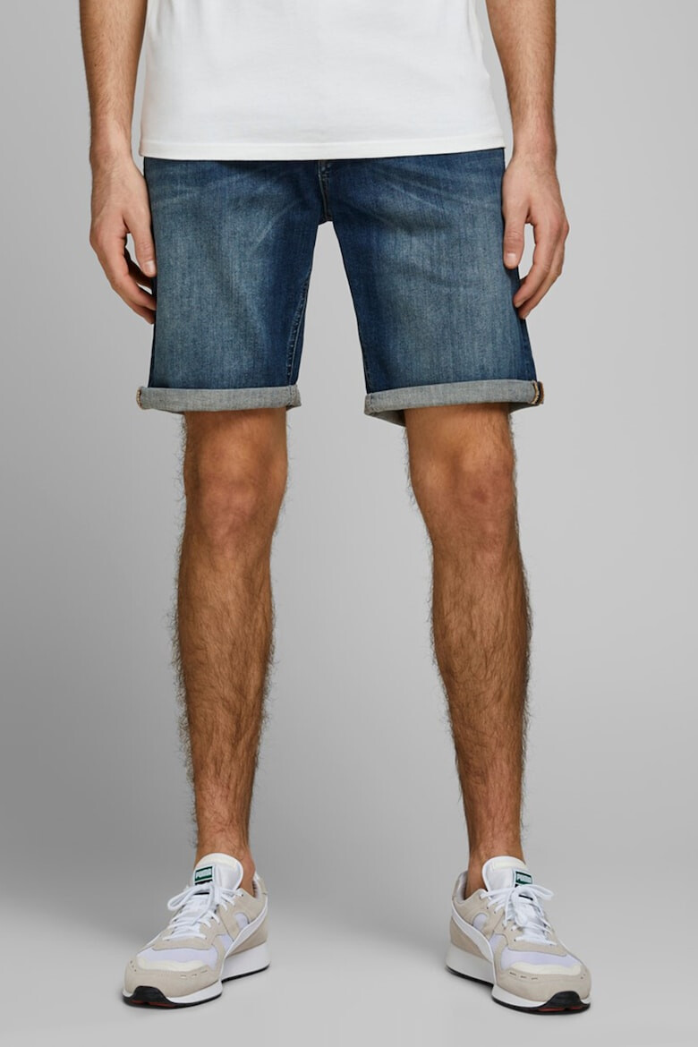 Jack & Jones Jack&Jones Pantaloni scurti din denim cu terminatii plisate - Pled.ro