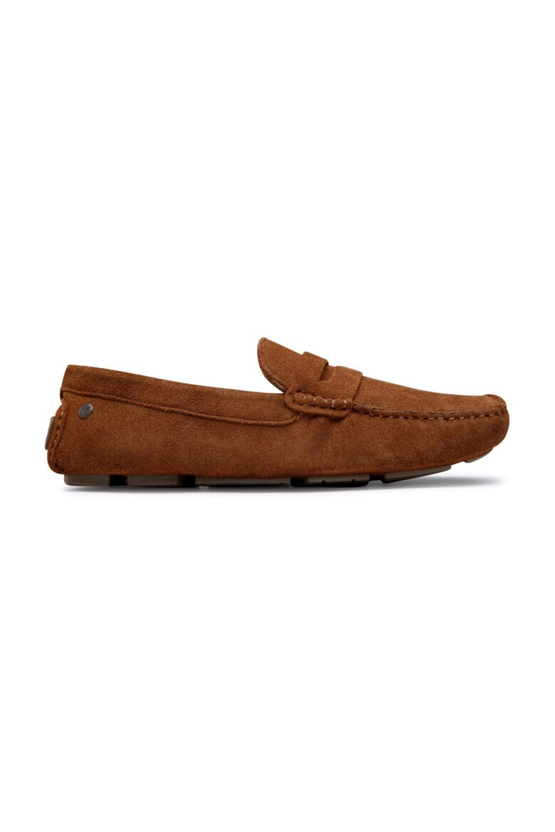 Jack & Jones Mocasini barbati 473551 Piele intoarsa Maro - Pled.ro