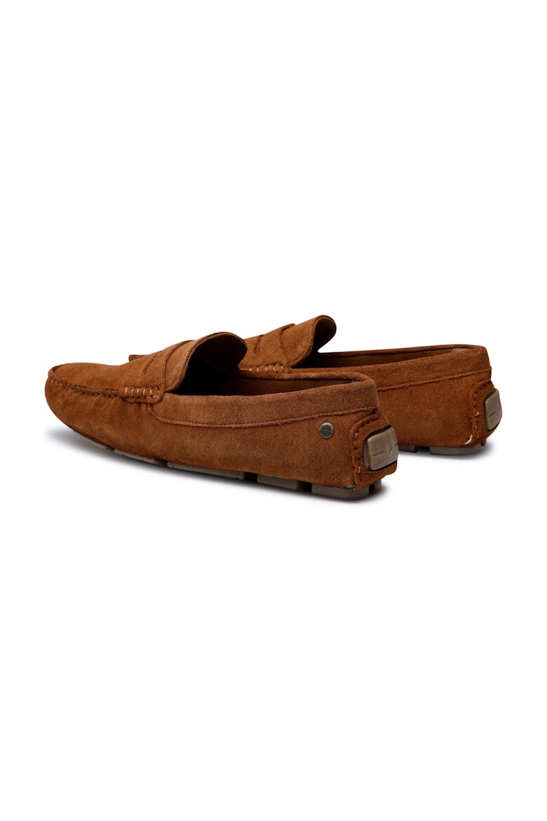 Jack & Jones Mocasini barbati 473551 Piele intoarsa Maro - Pled.ro