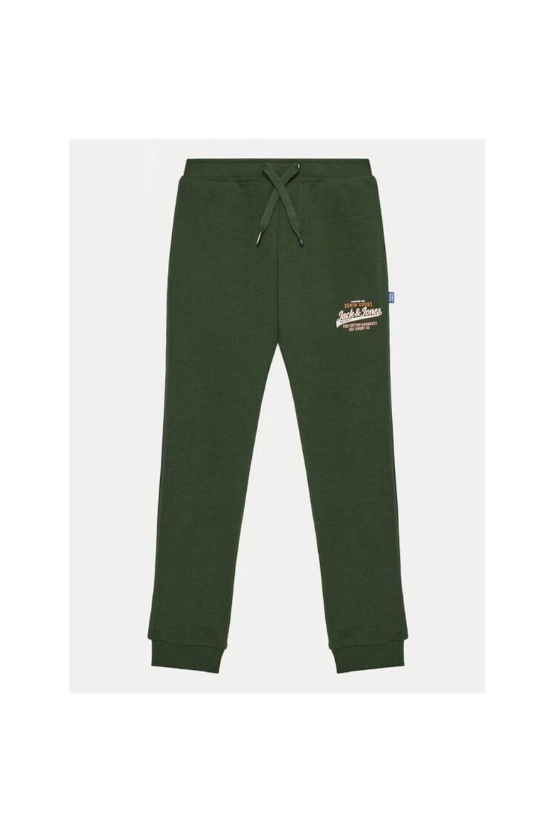 Jack & Jones Pantaloni copii 395635 Verde Bumbac - Pled.ro