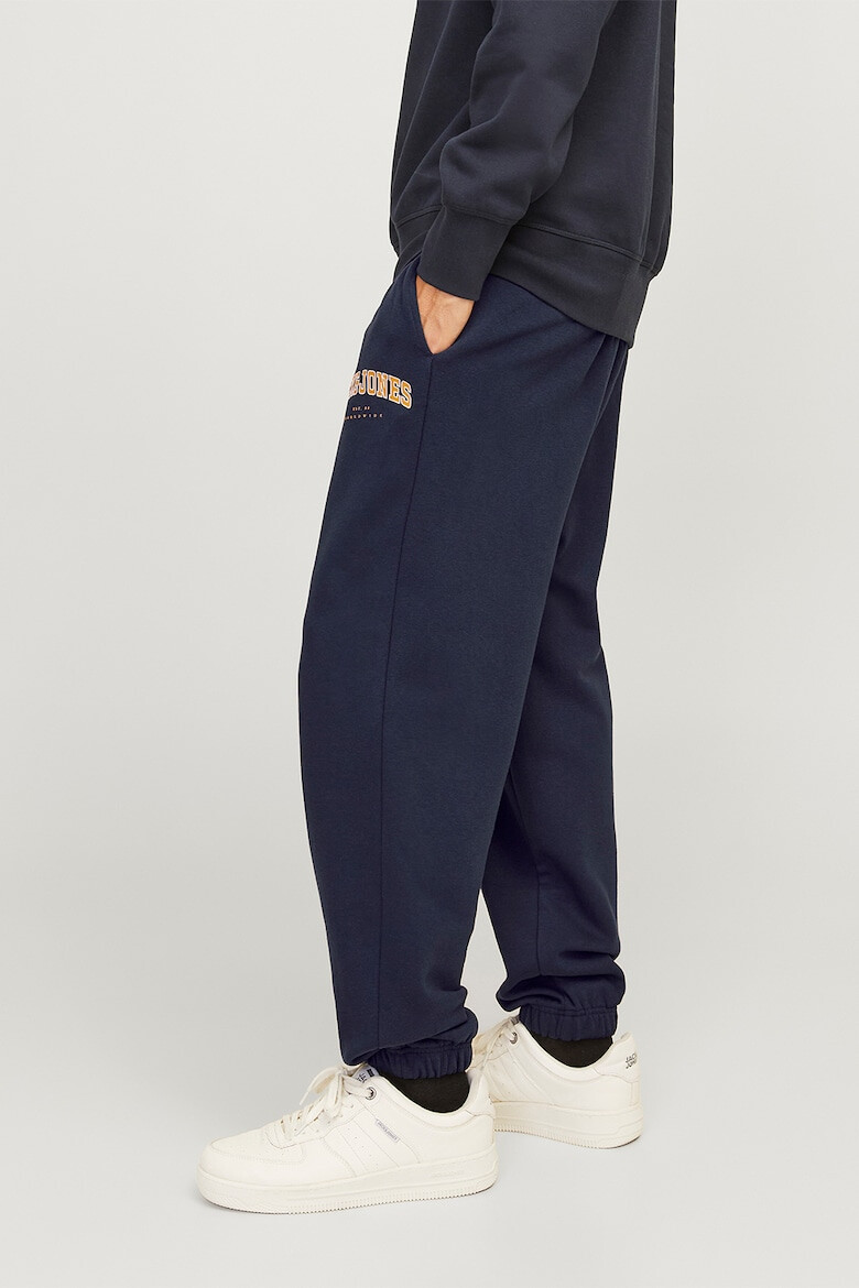 Jack & Jones Pantaloni de trening din amestec de bumbac cu snur - Pled.ro