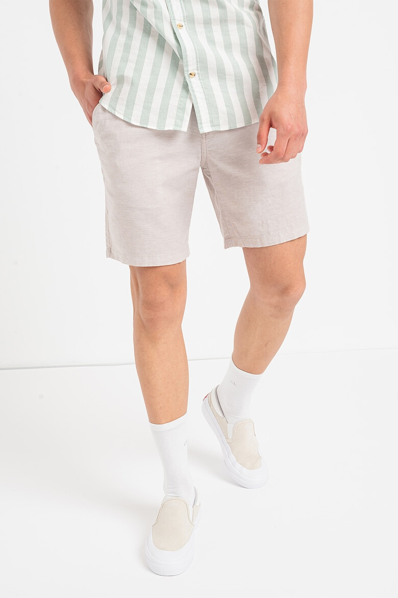 Jack & Jones Pantaloni scurti chino din amestec de in - Pled.ro