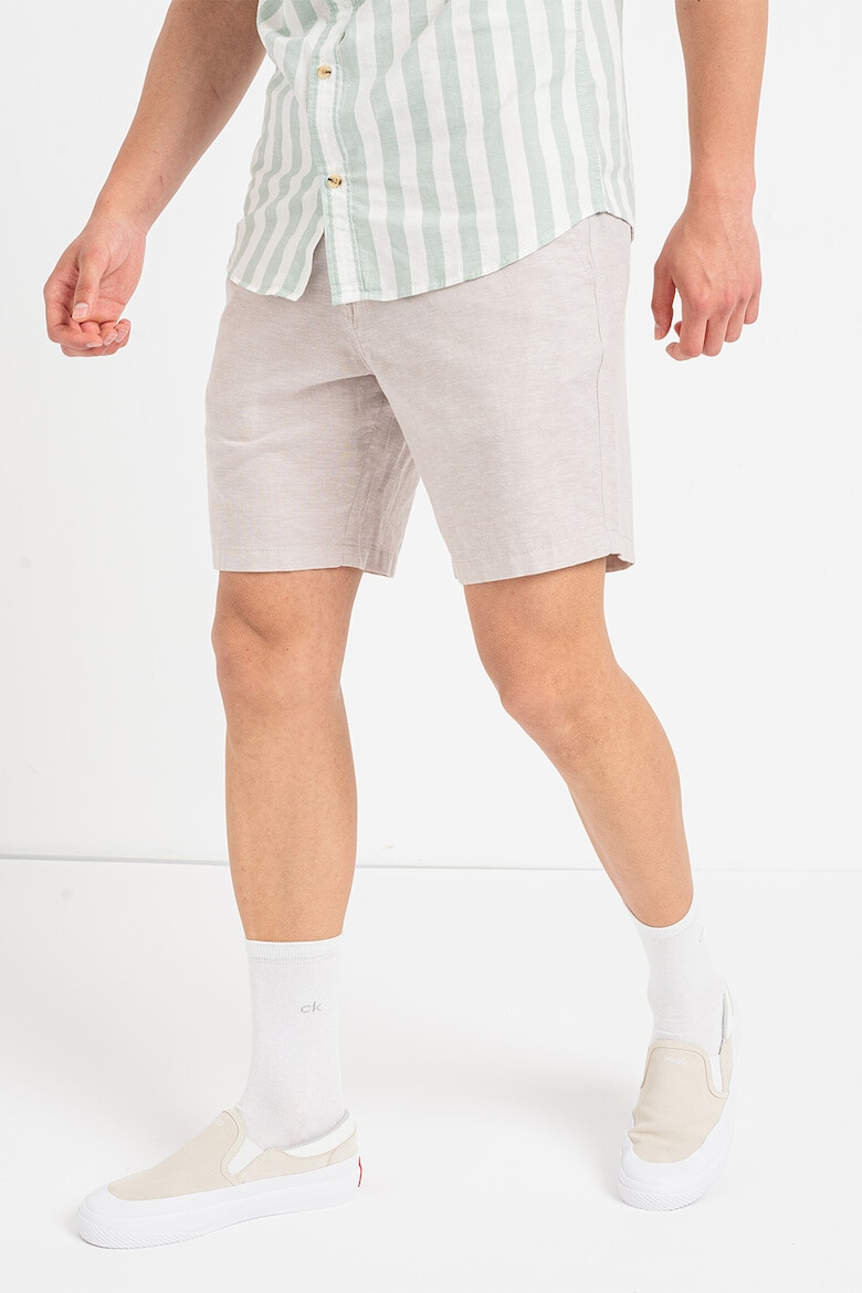 Jack & Jones Pantaloni scurti chino din amestec de in - Pled.ro