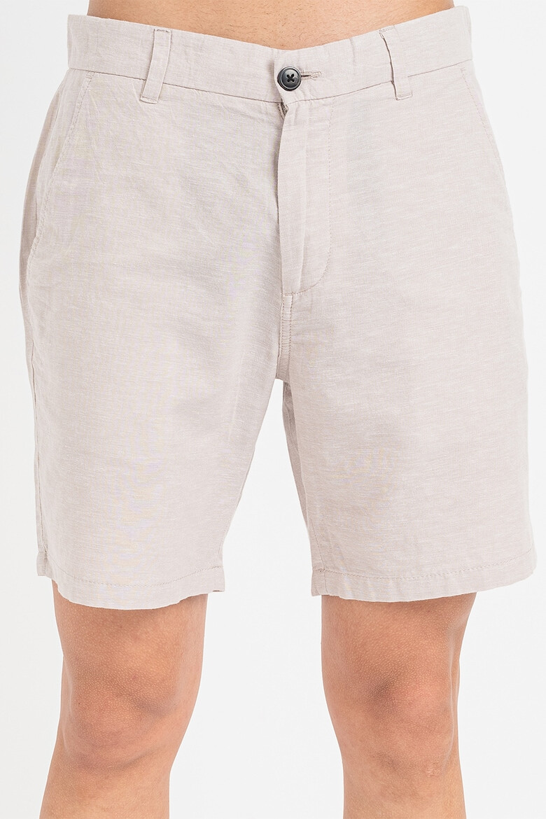 Jack & Jones Pantaloni scurti chino din amestec de in - Pled.ro