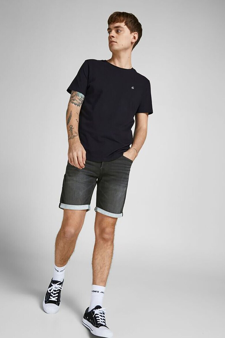 Jack & Jones Pantaloni scurti lejeri de denim cu aspect decolorat Rick - Pled.ro