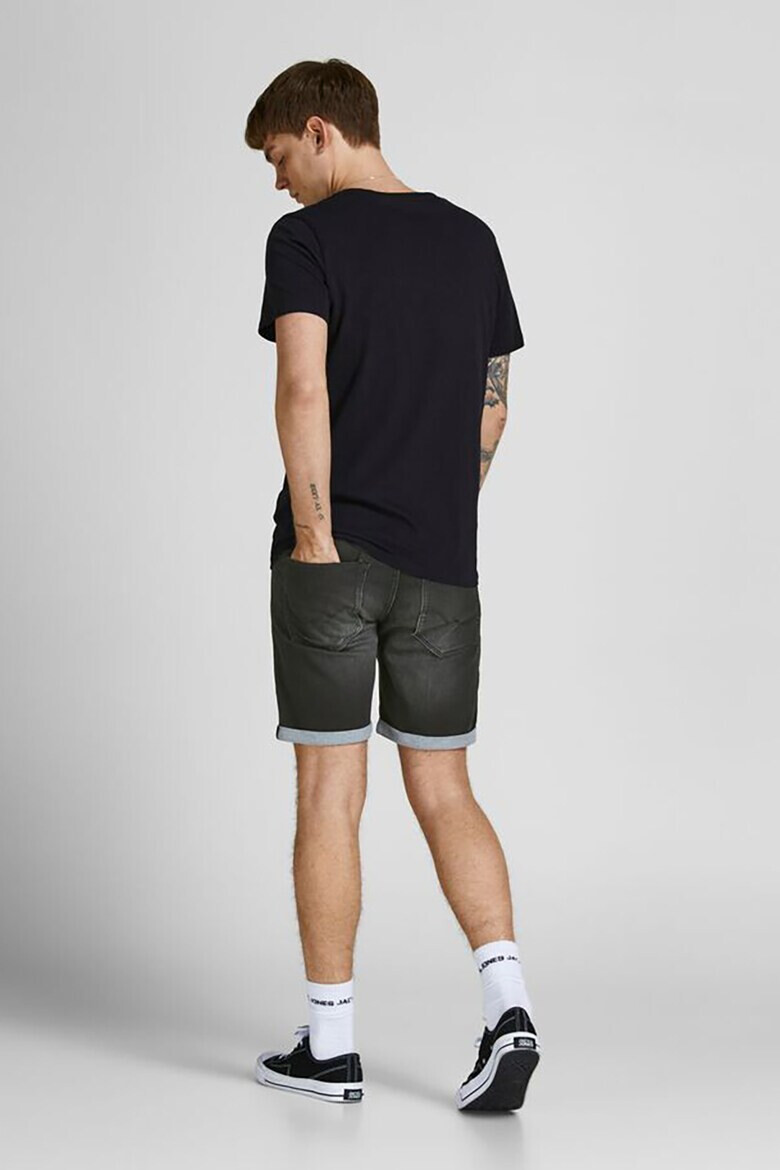 Jack & Jones Pantaloni scurti lejeri de denim cu aspect decolorat Rick - Pled.ro