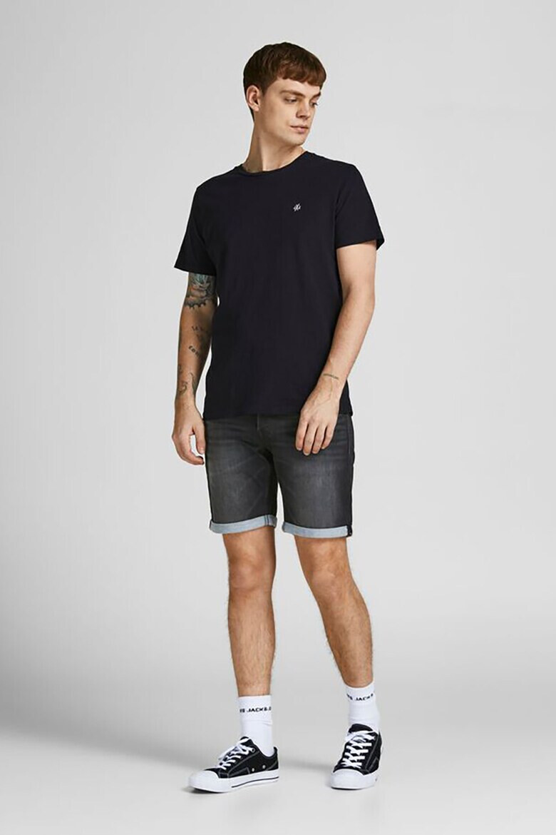 Jack & Jones Pantaloni scurti lejeri de denim cu aspect decolorat Rick - Pled.ro