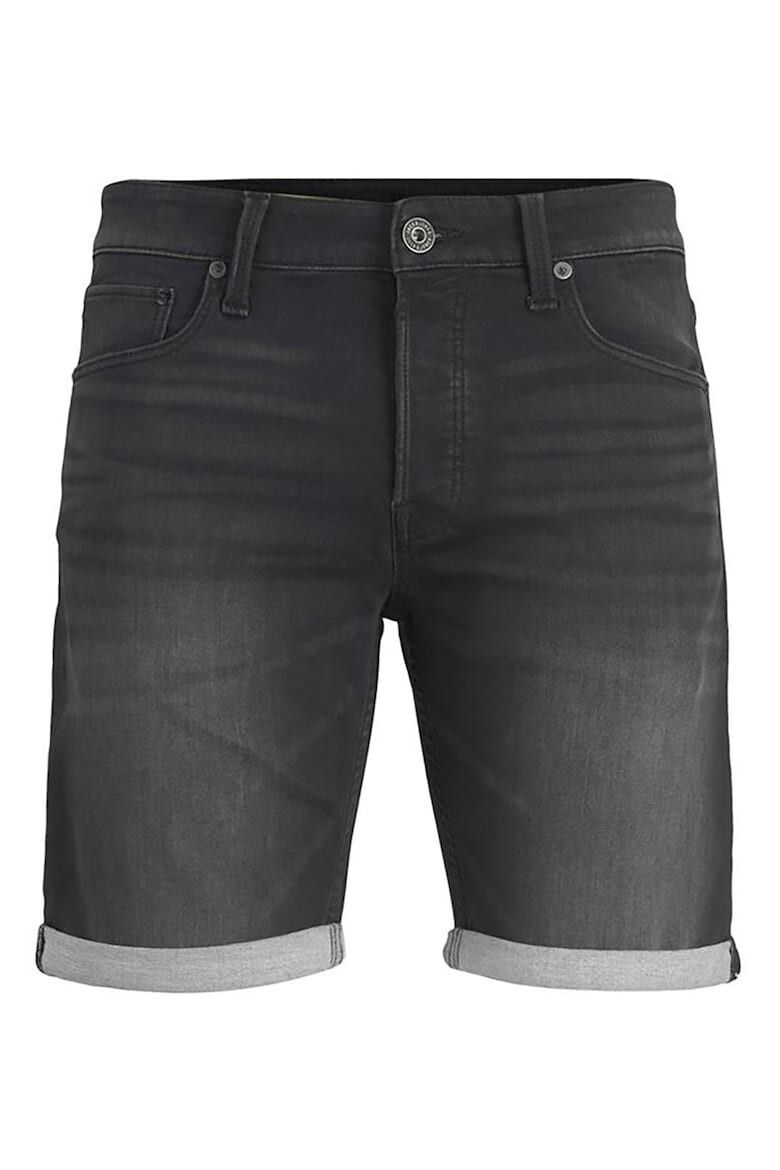 Jack & Jones Pantaloni scurti lejeri de denim cu aspect decolorat Rick - Pled.ro