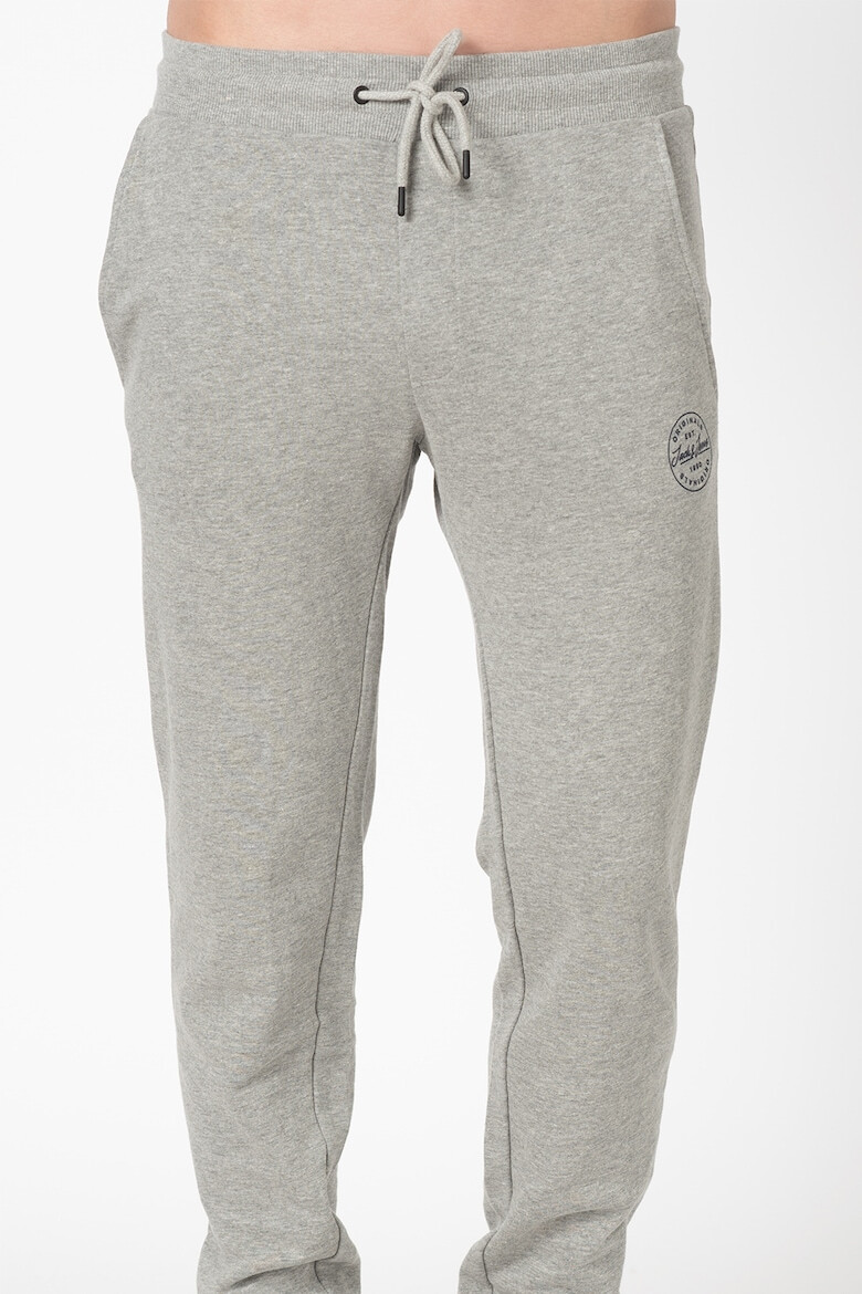 Jack&Jones Jack & Jones Pantaloni sport de bumbac cu snur de ajustare Gordon - Pled.ro