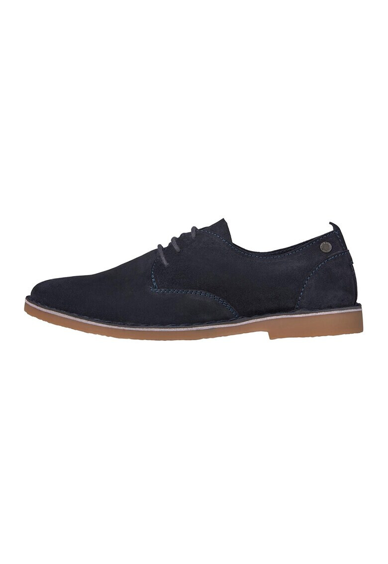 Jack & Jones Pantofi derby de piele intoarsa Bravo - Pled.ro