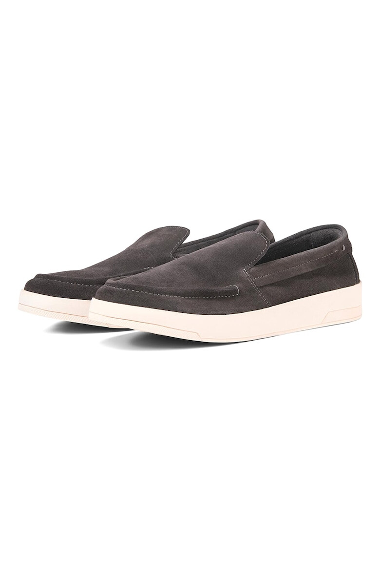 Jack & Jones Pantofi loafer din piele intoarsa cu talpa contrastanta - Pled.ro