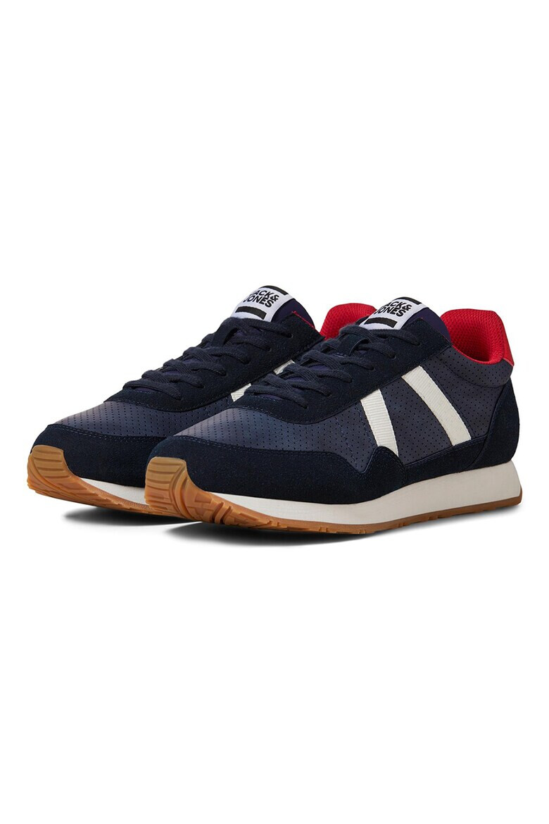 Jack & Jones Pantofi sport cu garnituri de piele intoarsa ecologica - Pled.ro