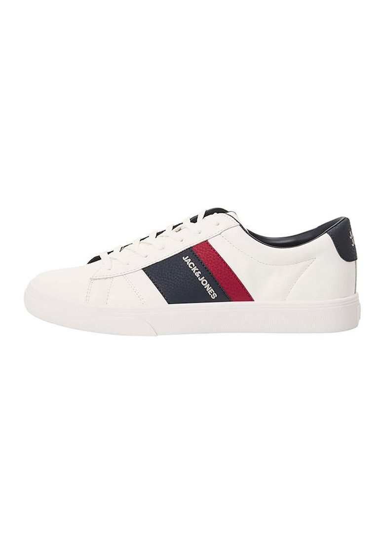 Jack & Jones Pantofi sport low-top de piele ecologica cu detalii contrastante - Pled.ro