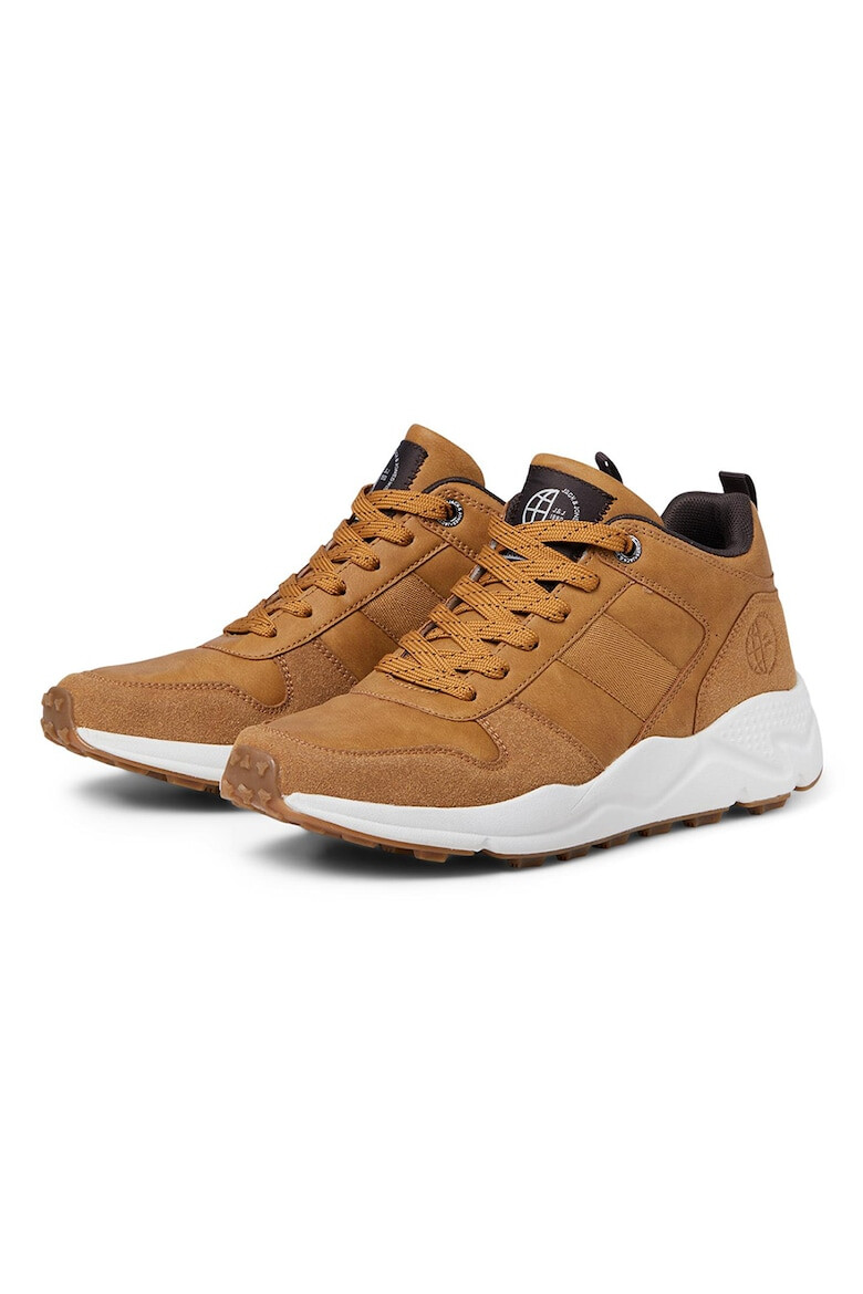 Jack & Jones Pantofi sport medii de piele ecologica - Pled.ro