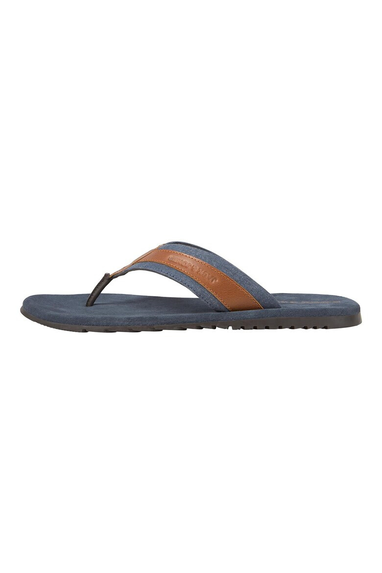 Jack & Jones Papuci flip-flop cu garnituri de piele - Pled.ro