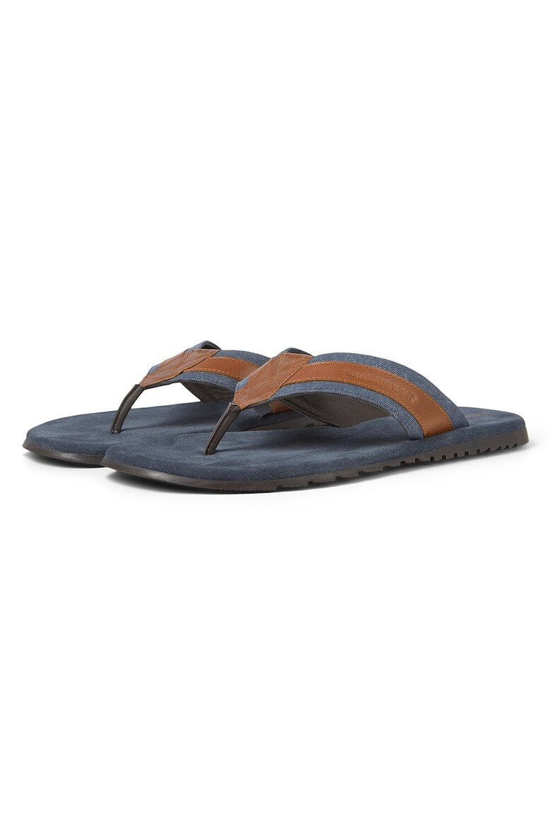 Jack & Jones Papuci flip-flop cu garnituri de piele - Pled.ro