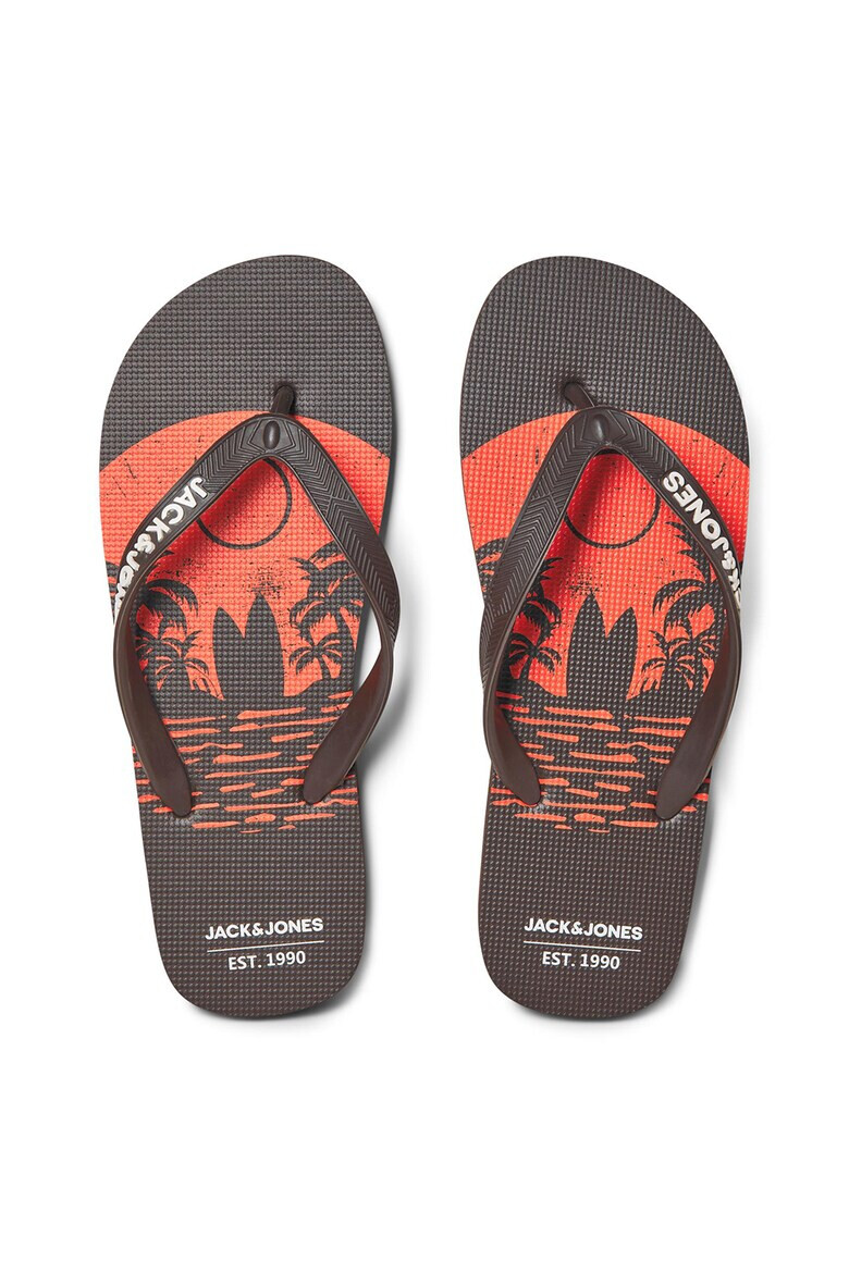 Jack & Jones Papuci flip-flop cu logo - Pled.ro