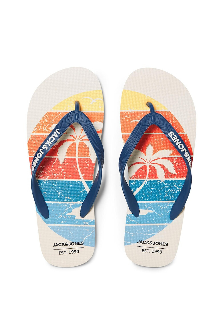 Jack & Jones Papuci flip-flop cu logo - Pled.ro