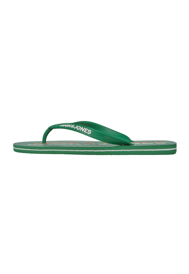 Jack & Jones Papuci flip-flop cu logo contrastant - Pled.ro