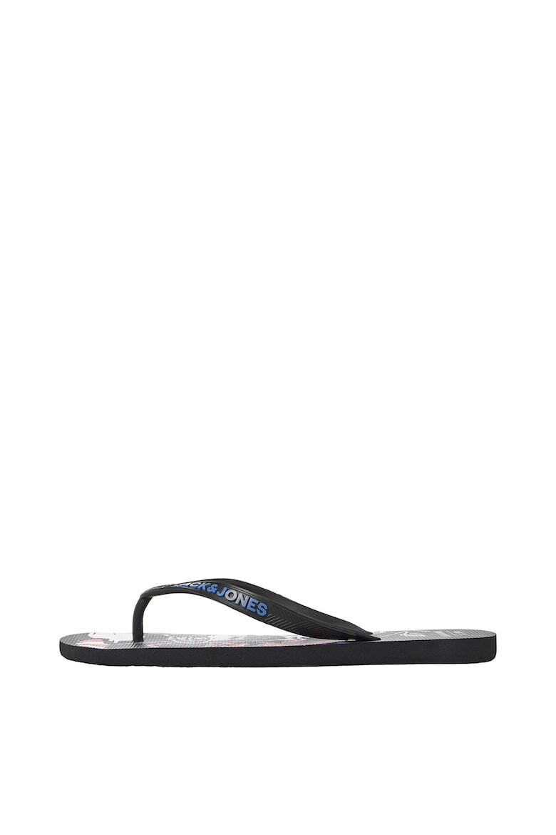 Jack & Jones Papuci flip-flop cu logo contrastant - Pled.ro