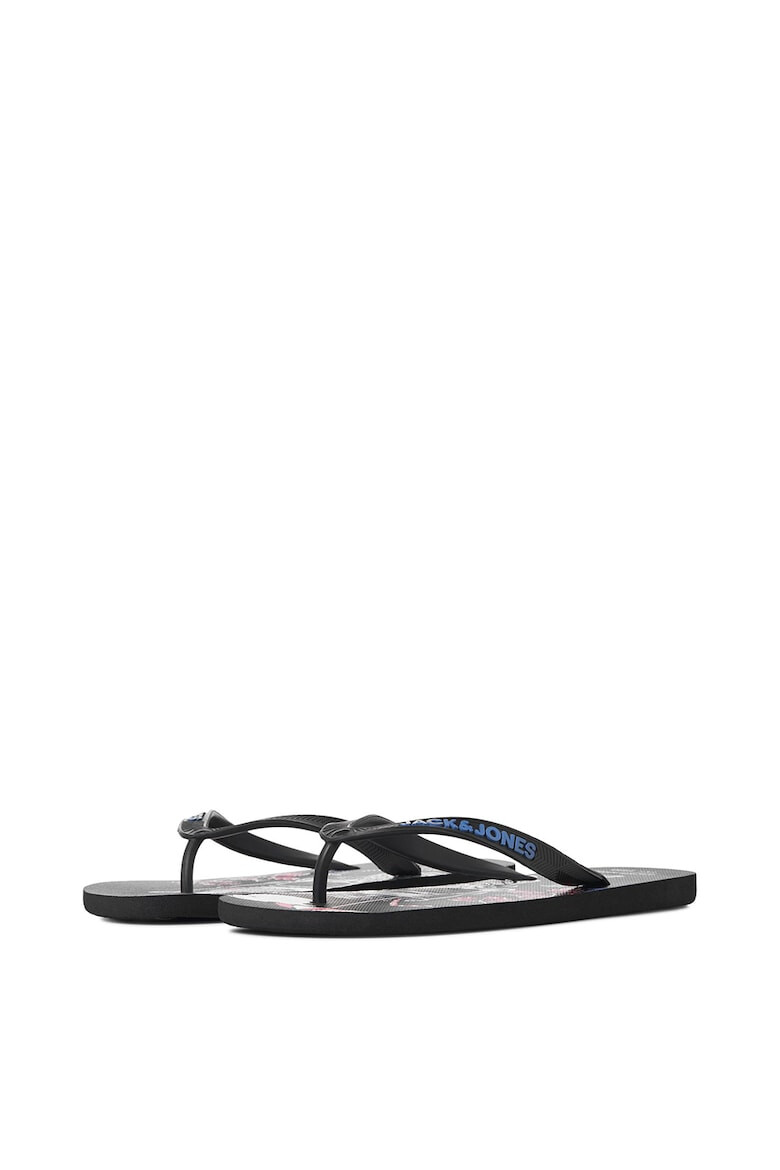 Jack & Jones Papuci flip-flop cu logo contrastant - Pled.ro