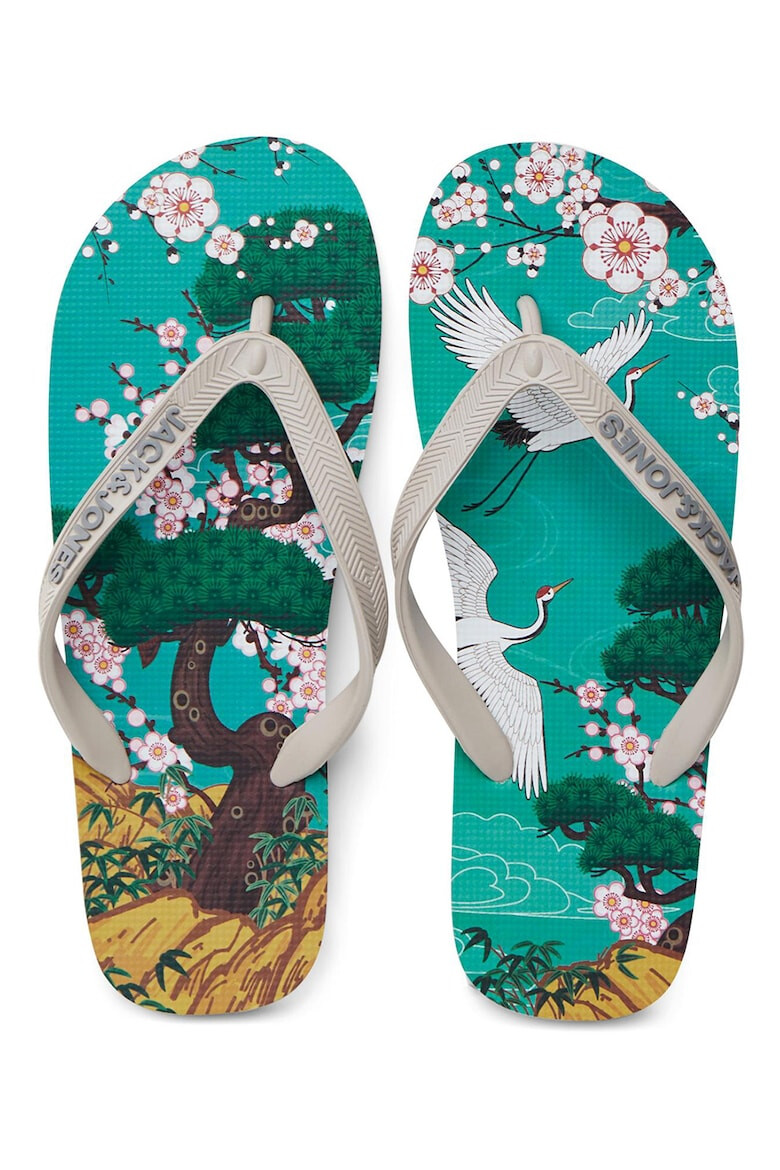 Jack & Jones Papuci flip-flop de cauciuc Palm - Pled.ro