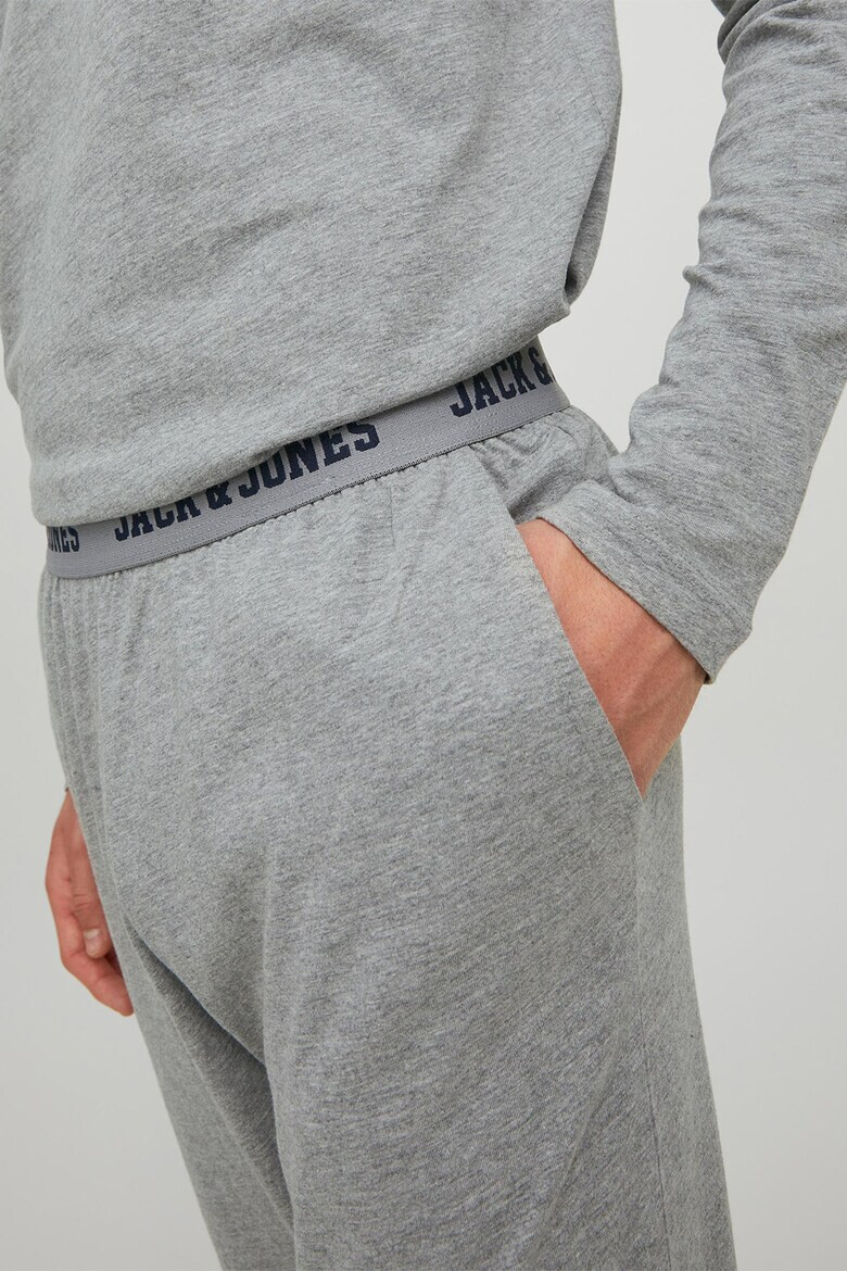 Jack & Jones Pijama din amestec de bumbac cu pantaloni lungi - Pled.ro