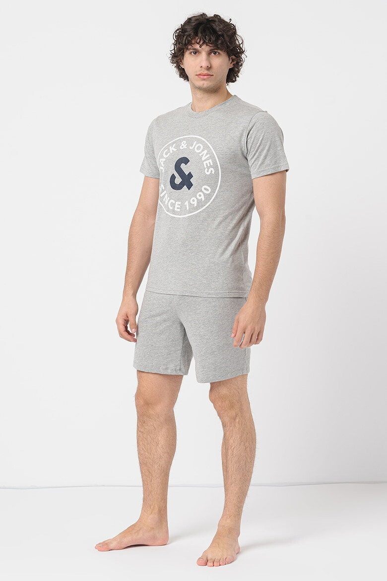 Jack & Jones Pijama scurta cu logo Aron - Pled.ro