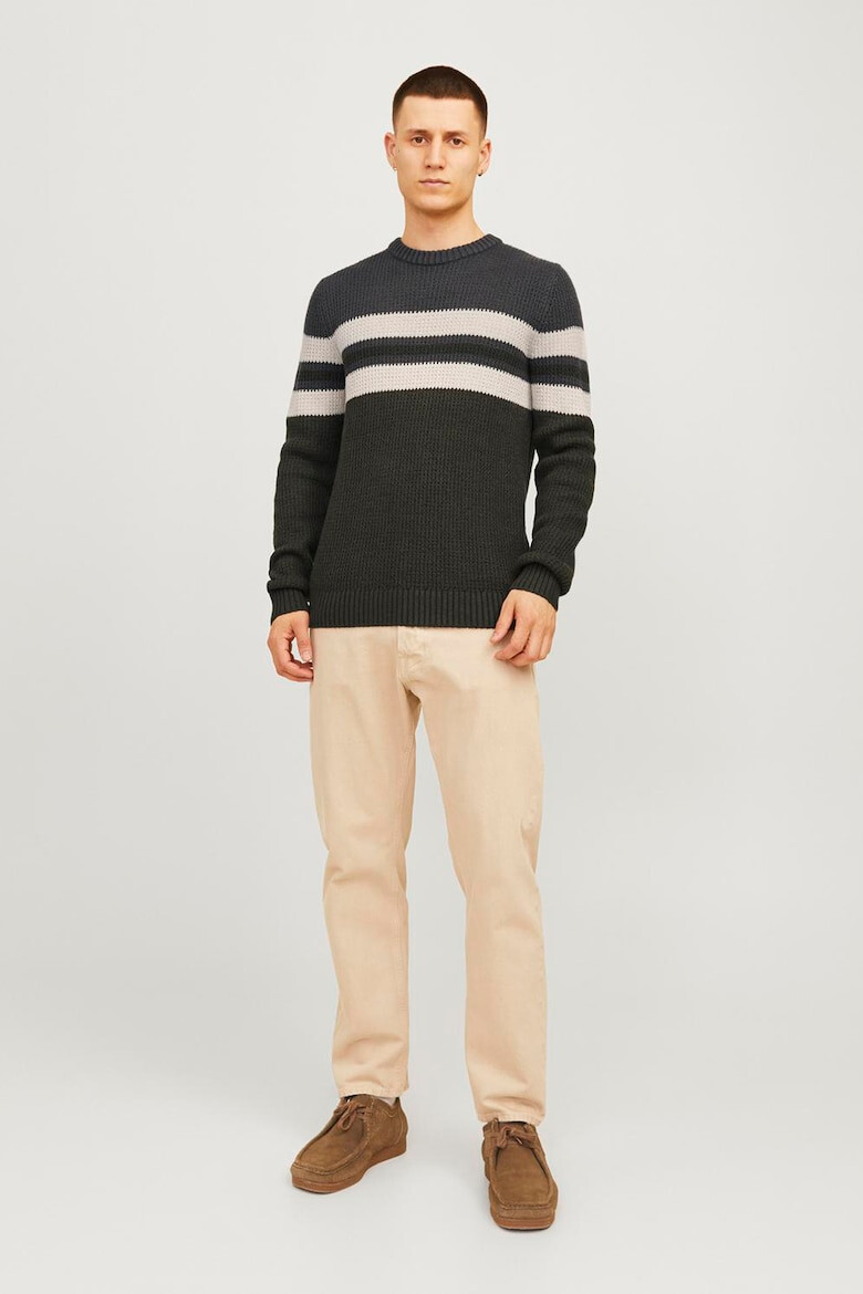 Jack & Jones Pulover cambrat cu dungi - Pled.ro