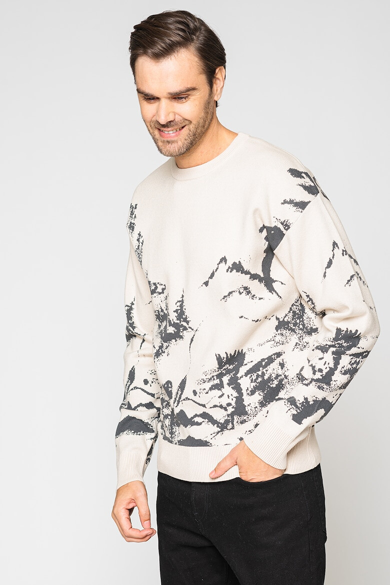 Jack & Jones Pulover cu decolteu la baza gatului Desert - Pled.ro