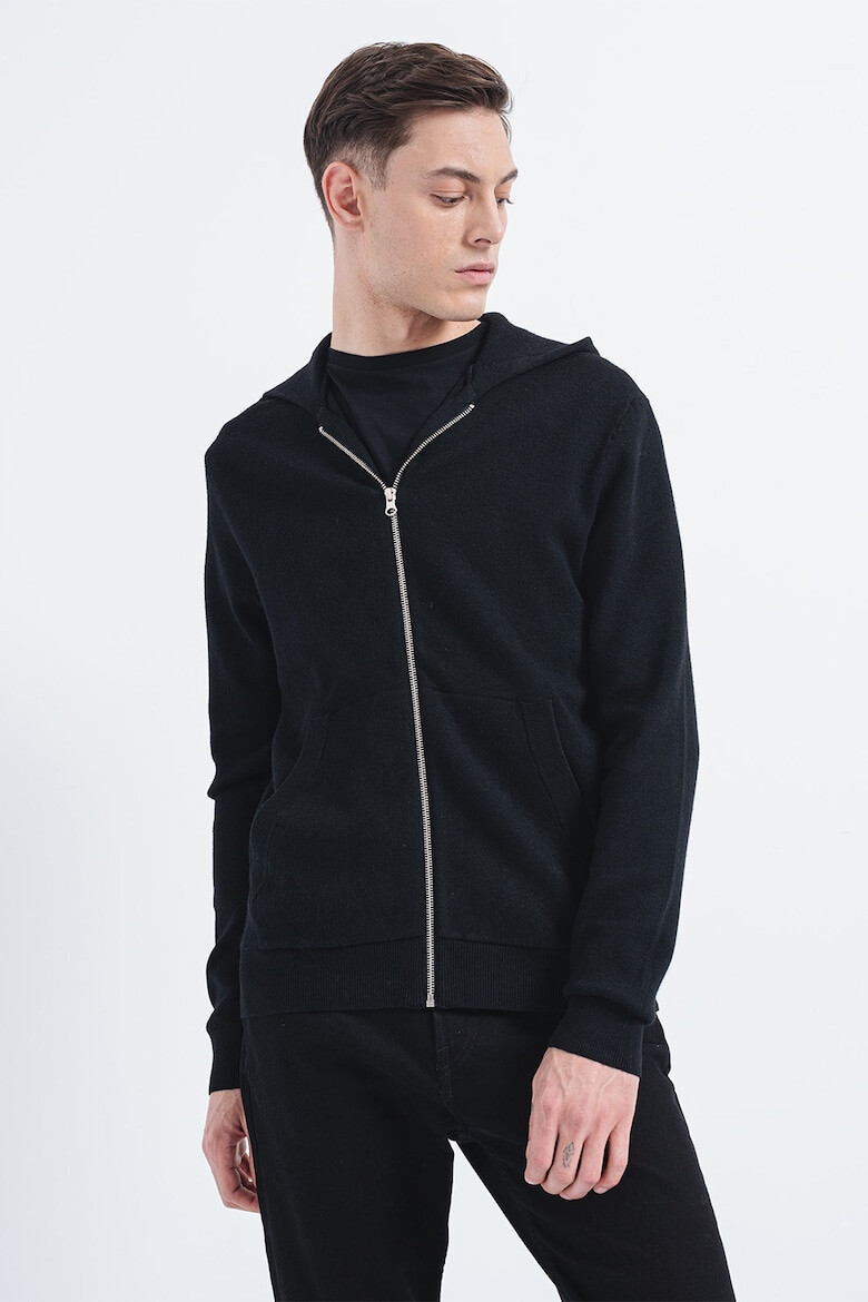 Jack & Jones Pulover cu gluga si fermoar Caleb - Pled.ro