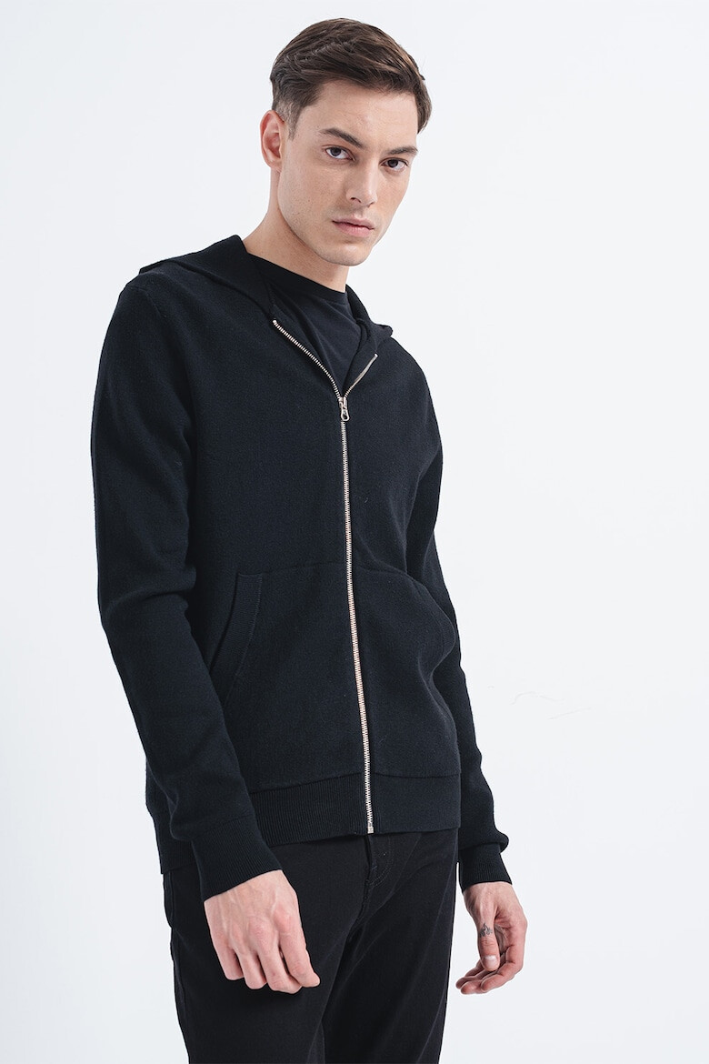 Jack & Jones Pulover cu gluga si fermoar Caleb - Pled.ro