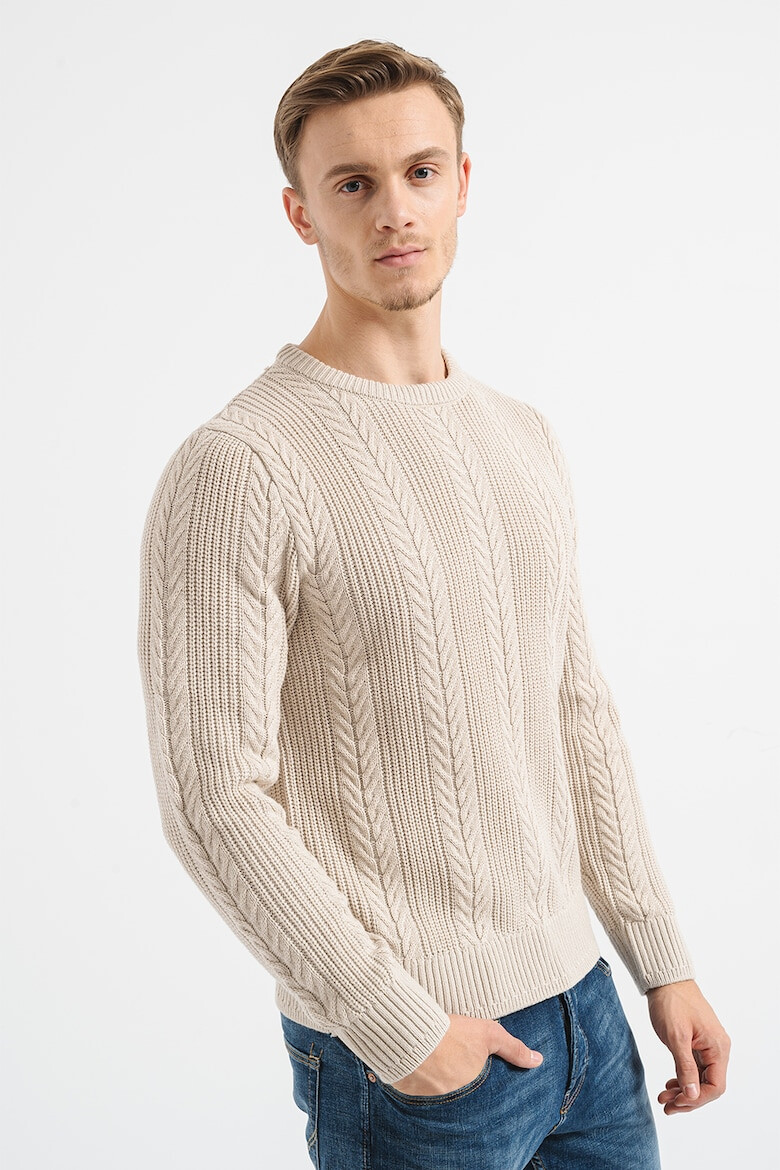 Jack & Jones Pulover cu model torsade Cipher - Pled.ro