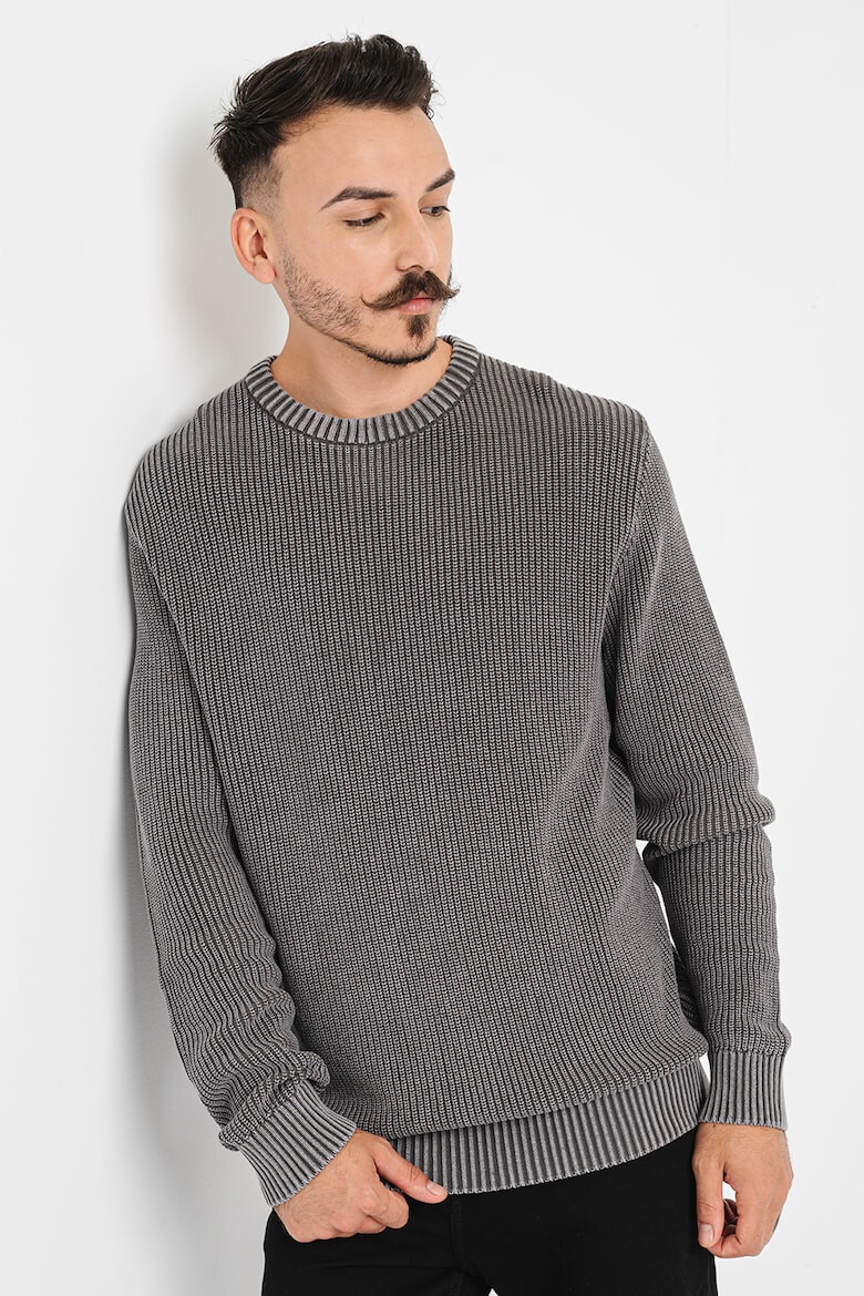 Jack & Jones Pulover de bumbac cu aspect texturat - Pled.ro