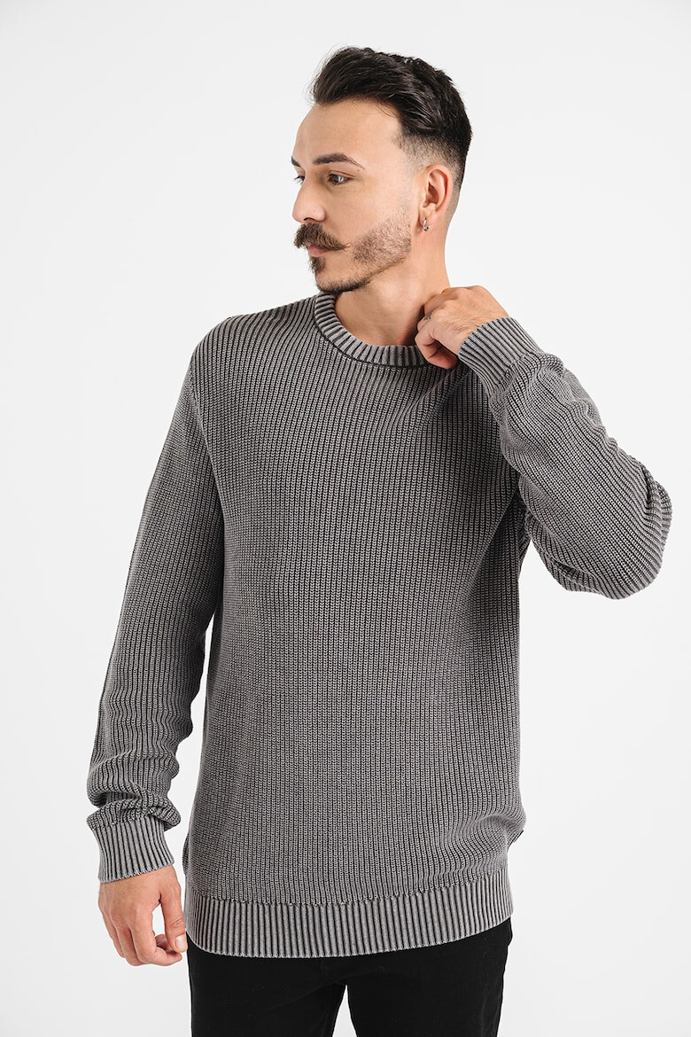 Jack & Jones Pulover de bumbac cu aspect texturat - Pled.ro