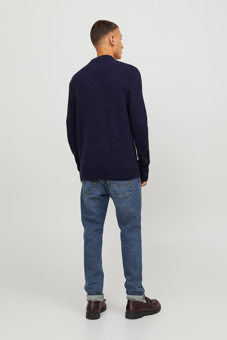 Jack & Jones Pulover din tricot cu decolteu la baza gatului - Pled.ro