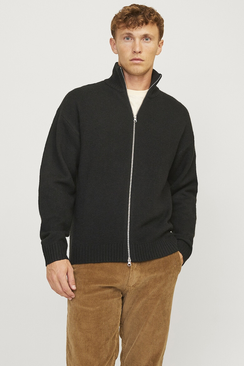 Jack & Jones Pulover regular fit cu fermoar - Pled.ro